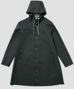 STUTTERHEIM NEW IN MOSEBACKE RAIN JACKET CHARCOAL