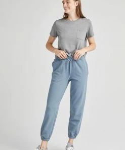 RICHER POORER TERRY CLASSIC SWEATPANT BLUE MIRAGE