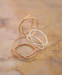 HANNAH NAOMI TWISTED X RING