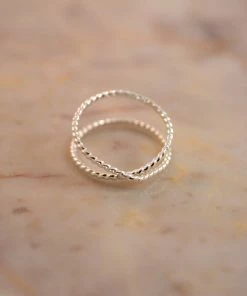 HANNAH NAOMI TWISTED X RING
